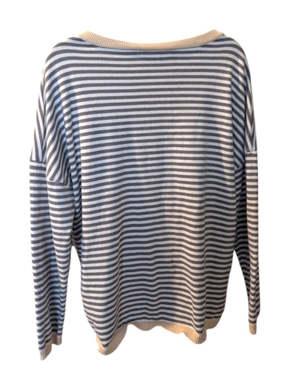 Dokotoo Striped Scoop Neck Sweater EUC - Picture 2 of 6